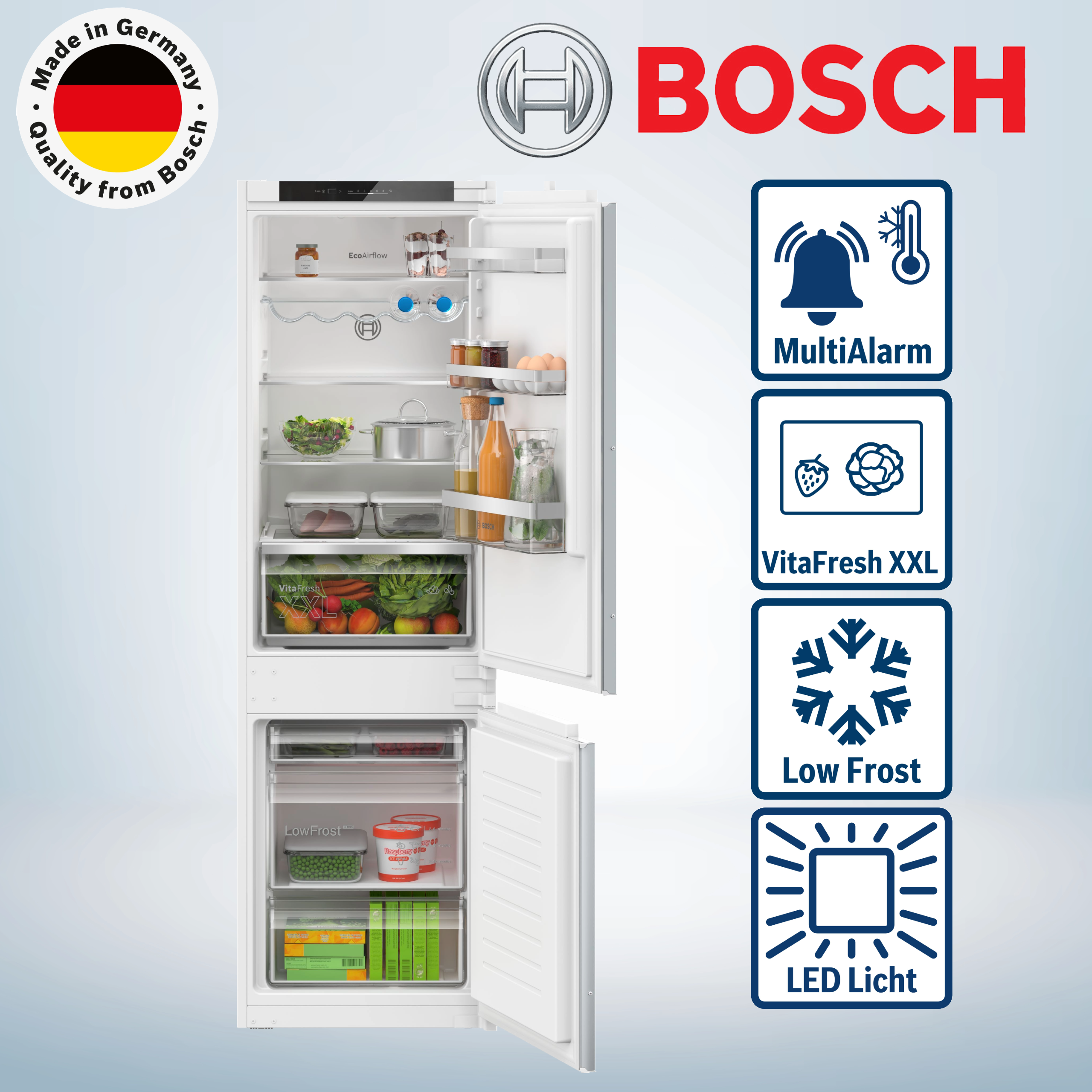 Bosch KIV86VSE0  Kühl-Gefrierkombination