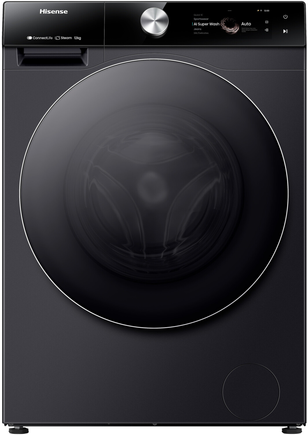 Hisense WF7S1247BB Waschmaschine 12kg, A Klasse, Wi-Fi ConnectLife App