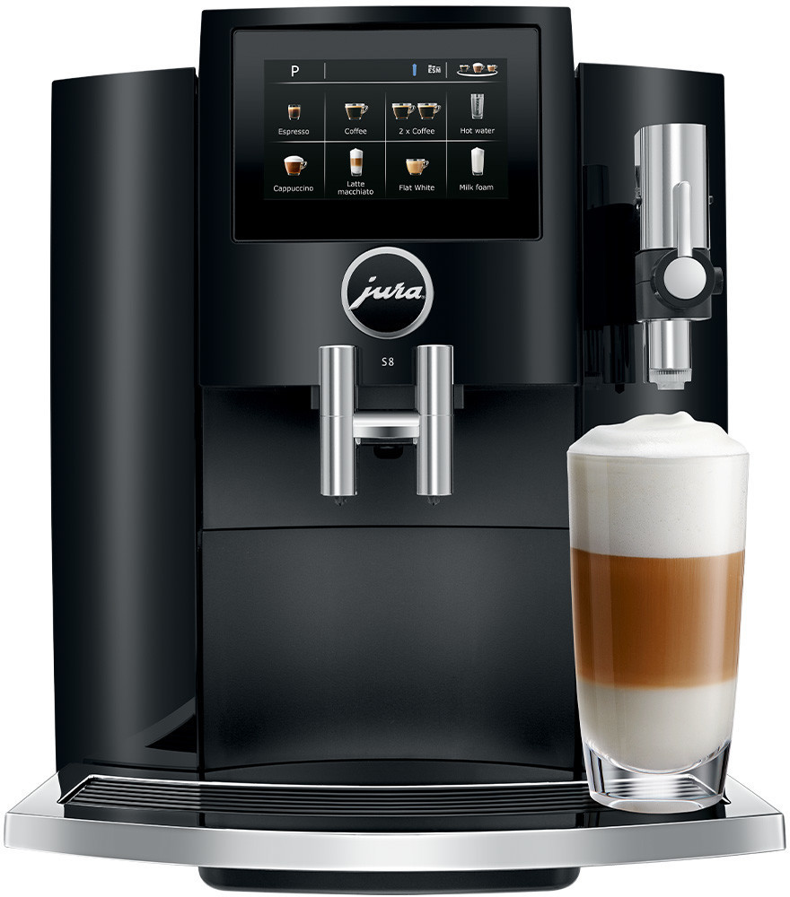 Jura S8 (EA) B-Ware mit Schaden  Piano Black 15381 Kaffeevollautomat SW 05