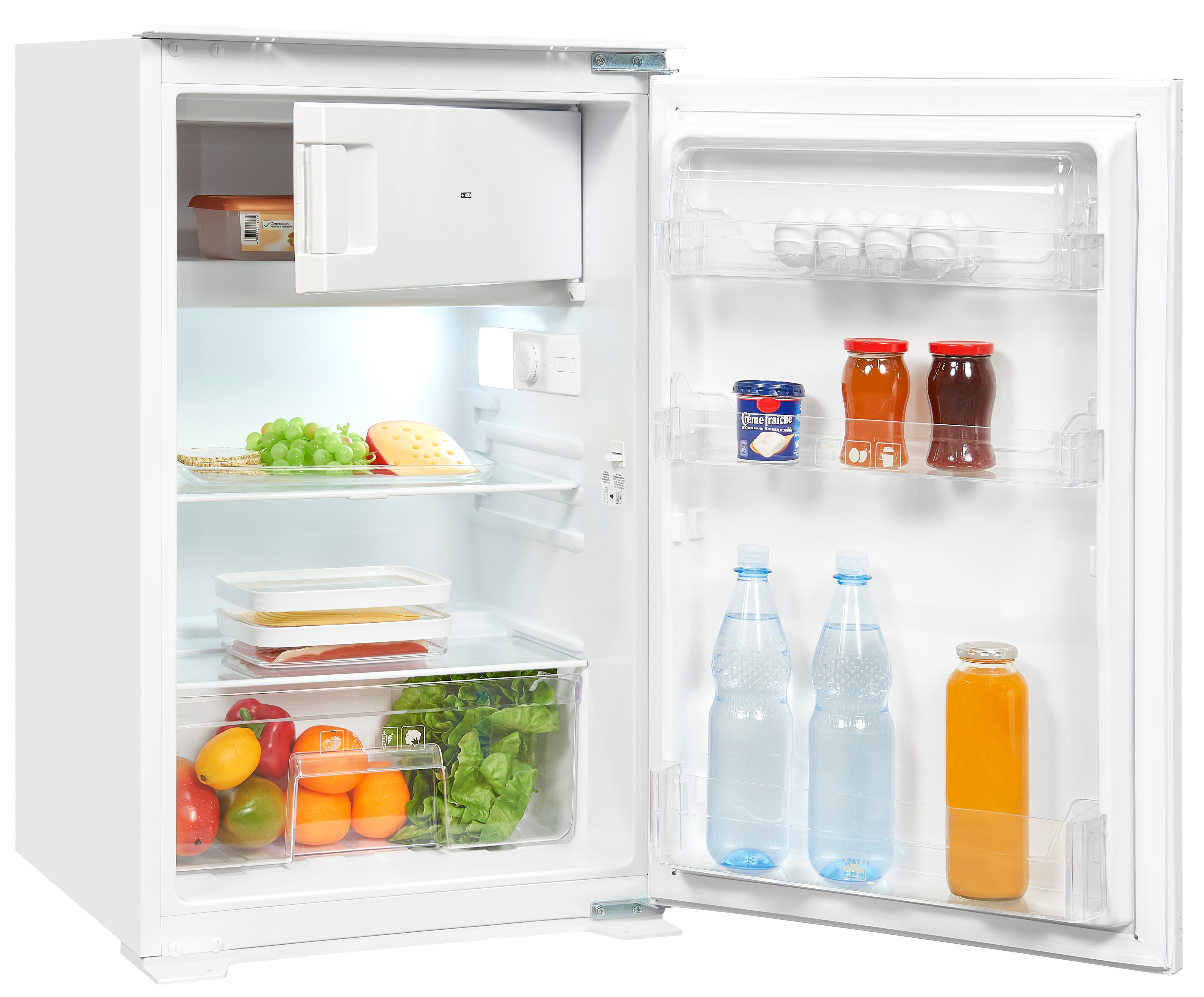Exquisit EKS131-4-E-040D – Einbaukühlschrank mit Gefrierfach, 118 Liter und LED-Beleuchtung Exquisit EKS131-4-E-040D – Einbaukühlschrank mit Gefrierfach, 118 Liter und LED-Beleuchtung