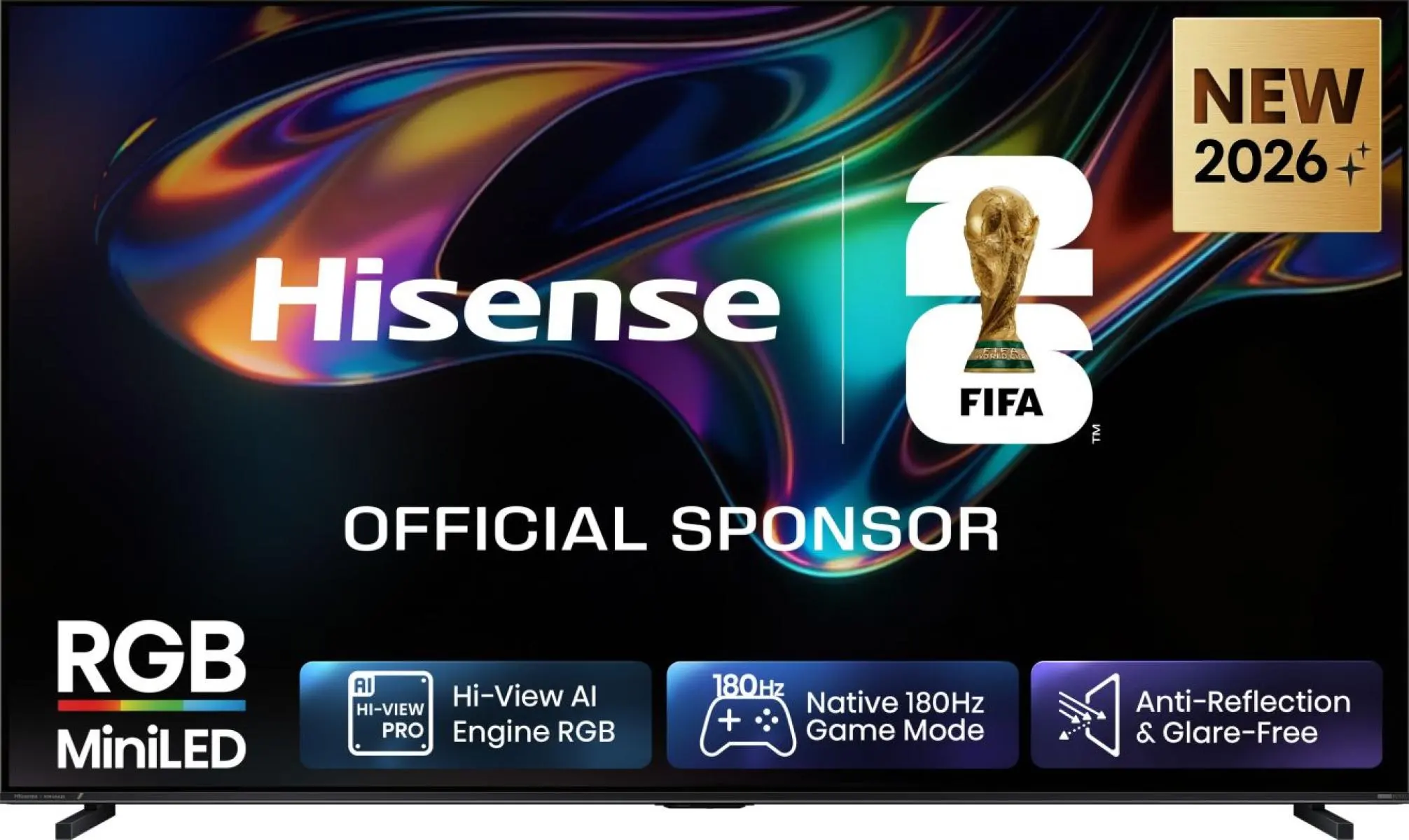 Hisense 100UR8S 100 Zoll RGB MiniLED 4K Smart TV – 180 Hz, Dolby Vision 2, Dolby Atmos, HDMI 2.1, VIDAA