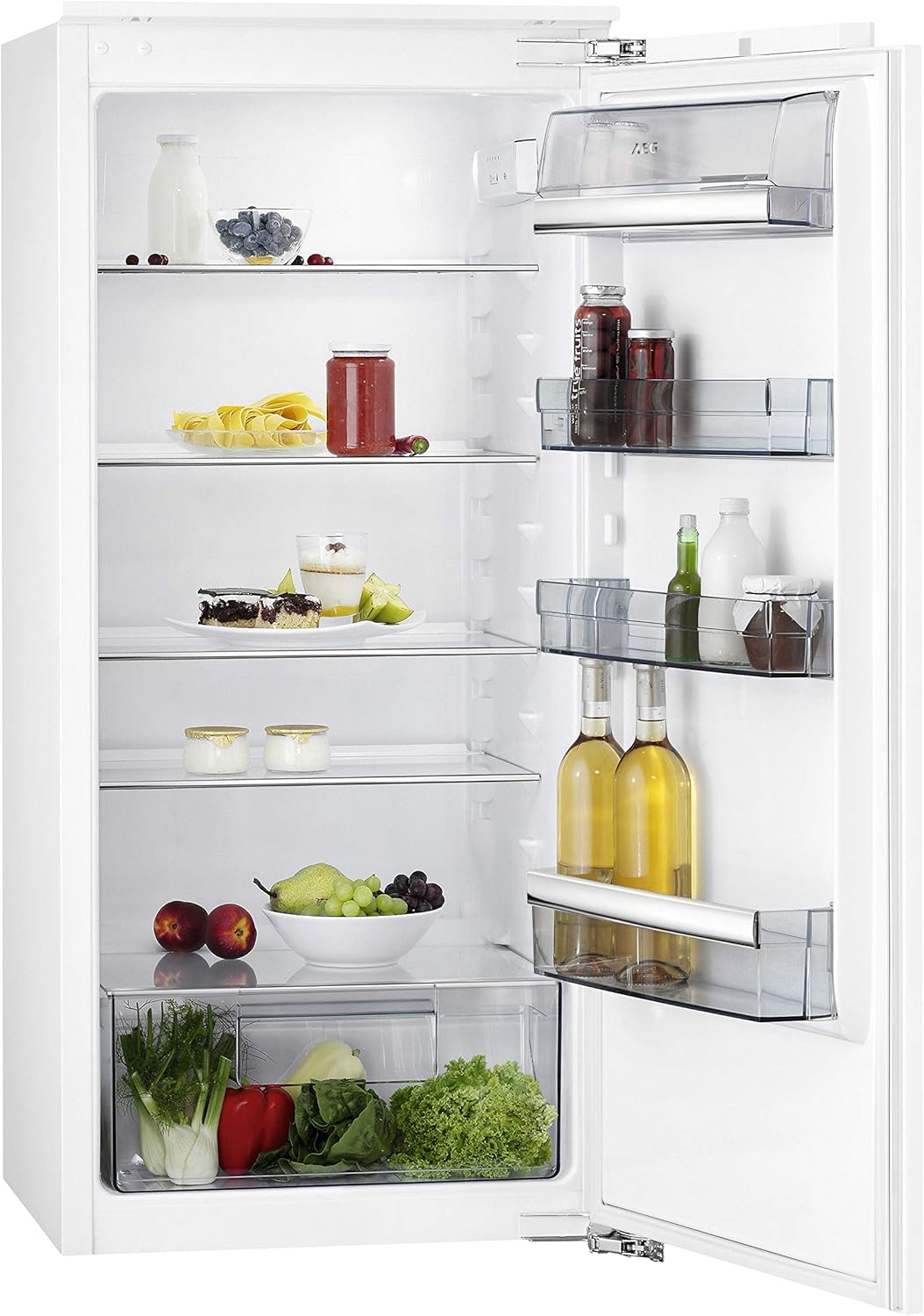 AEG SKE612F1AF Einbaukühlschrank 122,5 cm | 202 L | CoolMatic | Festtür | LED | Weiß