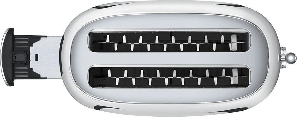 Smeg TSF02SSEU  4-Scheiben-Toaster  Krümelschublade  Stopptaste  6 Stufen