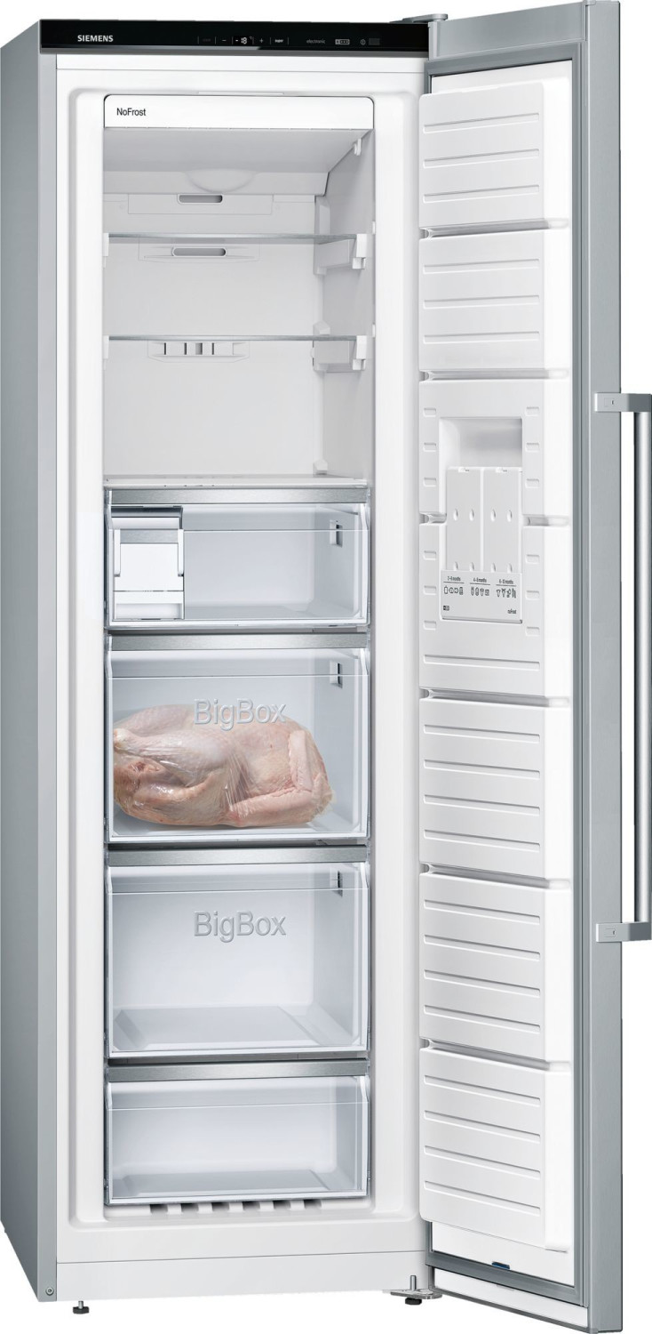 Siemens GS36NAIEP iQ500 Freistehender Gefrierschrank,  242 L, noFrost, bigBox