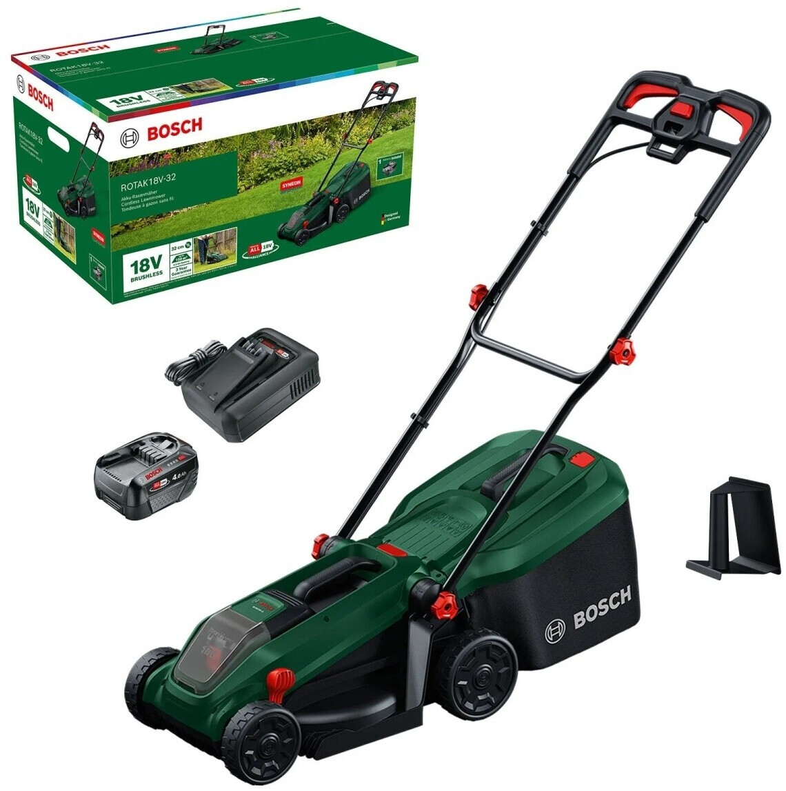 Bosch Akku-Rasenmäher ROTAK18V-32 1x Akku PBA 18V 4.0Ah