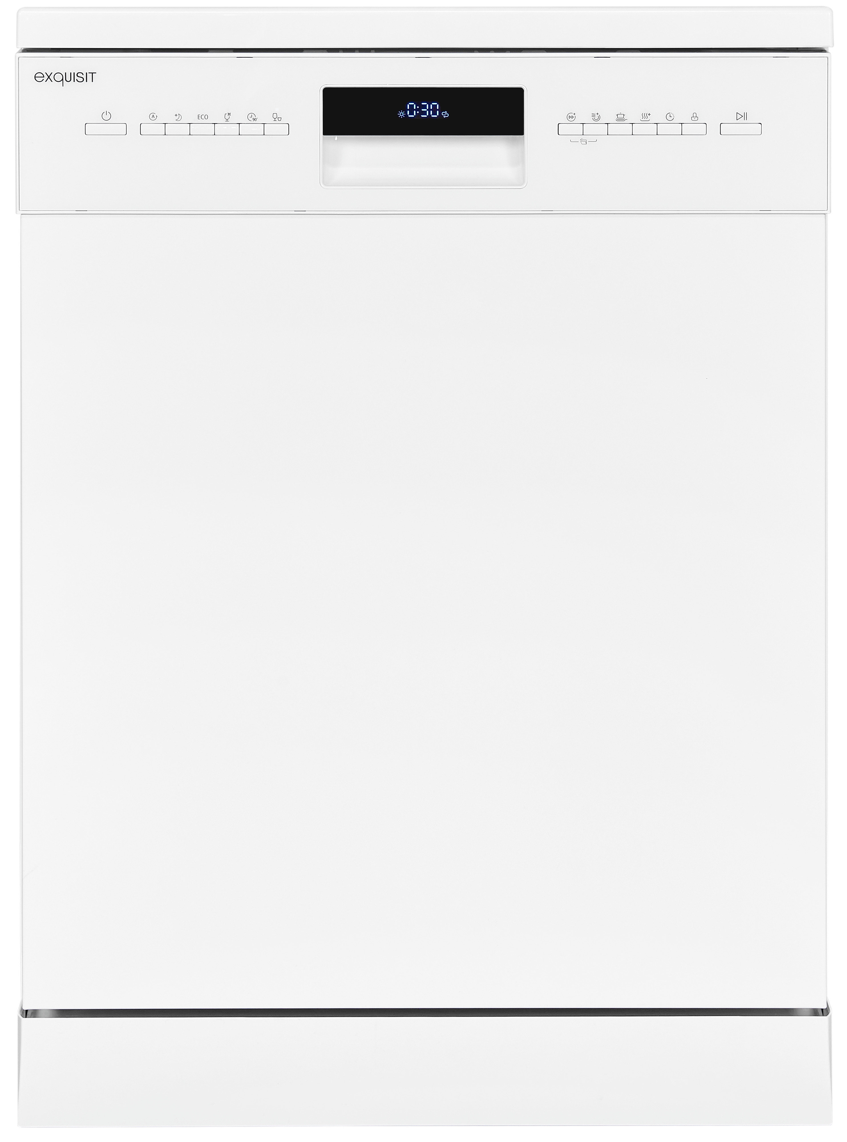 Exquisit GSP9614-030B weiß Unterbau-Geschirrspüler, 14 Maßgedecke, weiß, Energieklasse B
