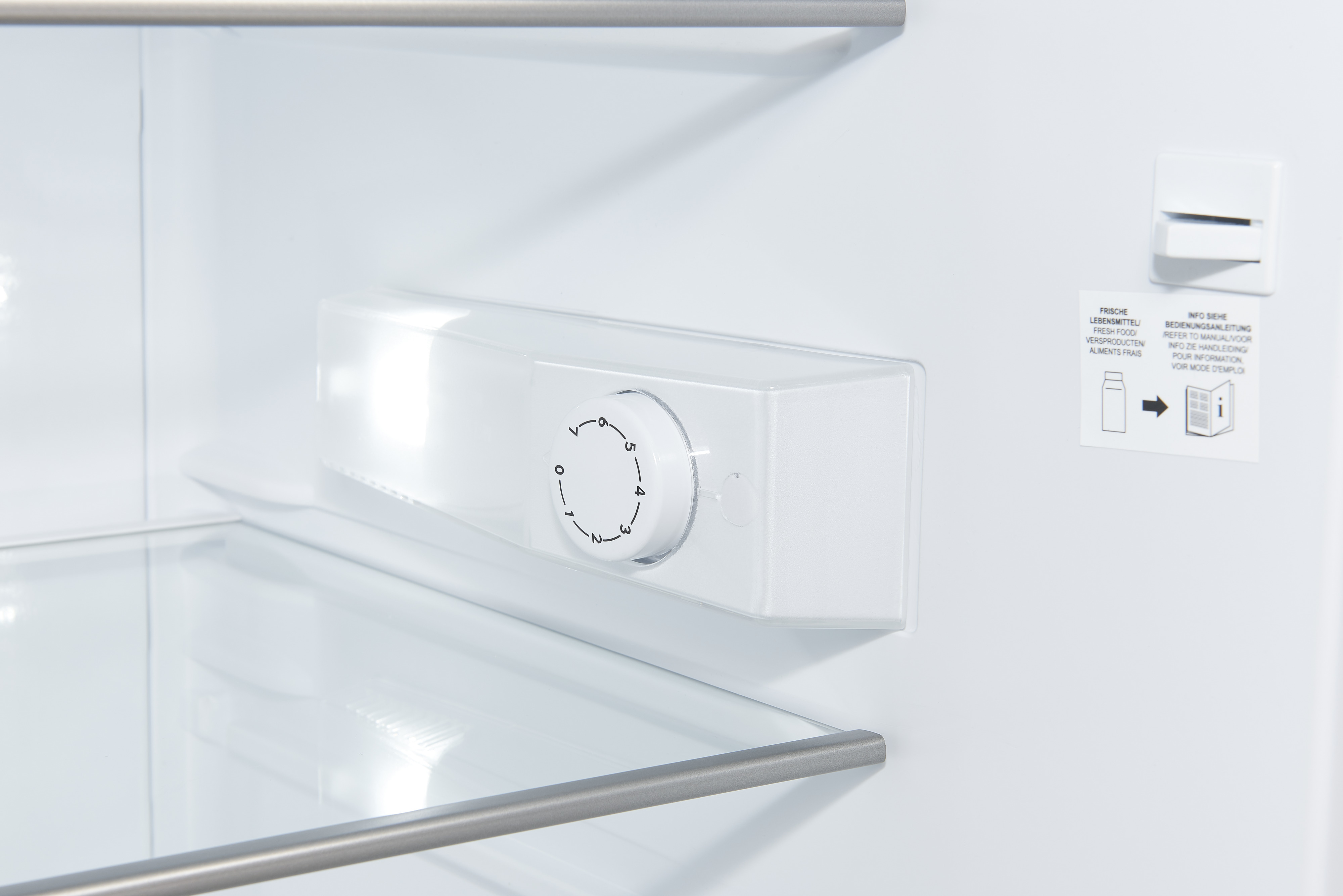 Exquisit KS16-V-H-010D inoxlook – Freistehender Standkühlschrank, 133 Liter