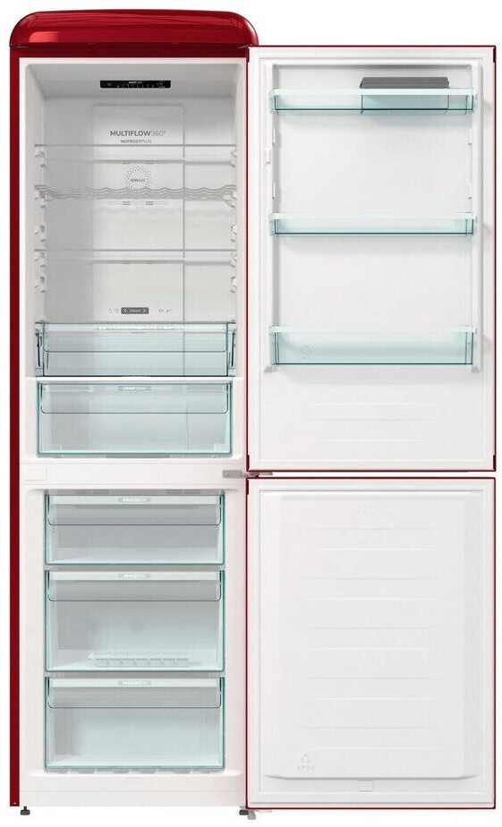 Gorenje ONRK619DR Kühl-Gefrier-Kombination Burgundy Rechts Gorenje ONRK619DR Kühl-Gefrier-Kombination Burgundy Rechts