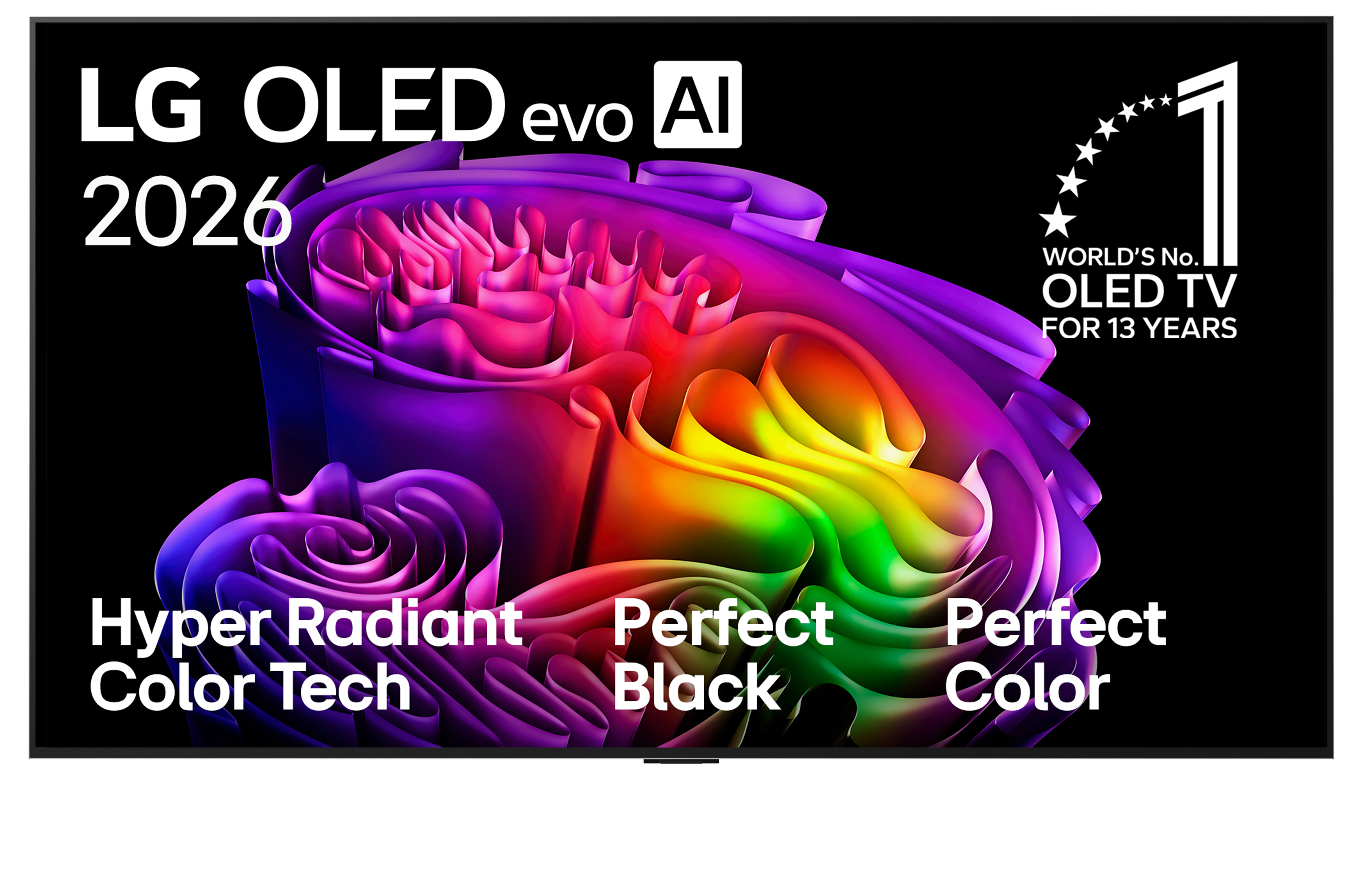 LG OLED65G68LW IQ300 65 Zoll OLED evo 4K Smart TV im Gallery Design | Alpha11 Gen3 AI Prozessor | 165 Hz Gaming | Dolby Vision IQ | Dolby Atmos | webOS 26