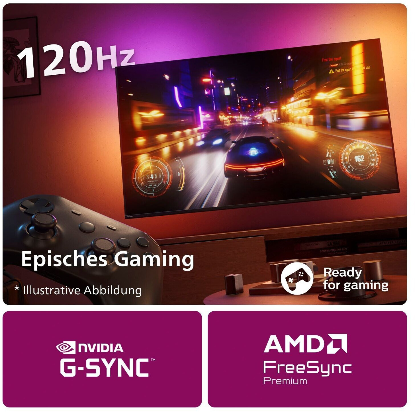 Philips 77OLED759  77 Zoll 4K OLED Ambilight TitanOS Smart TV