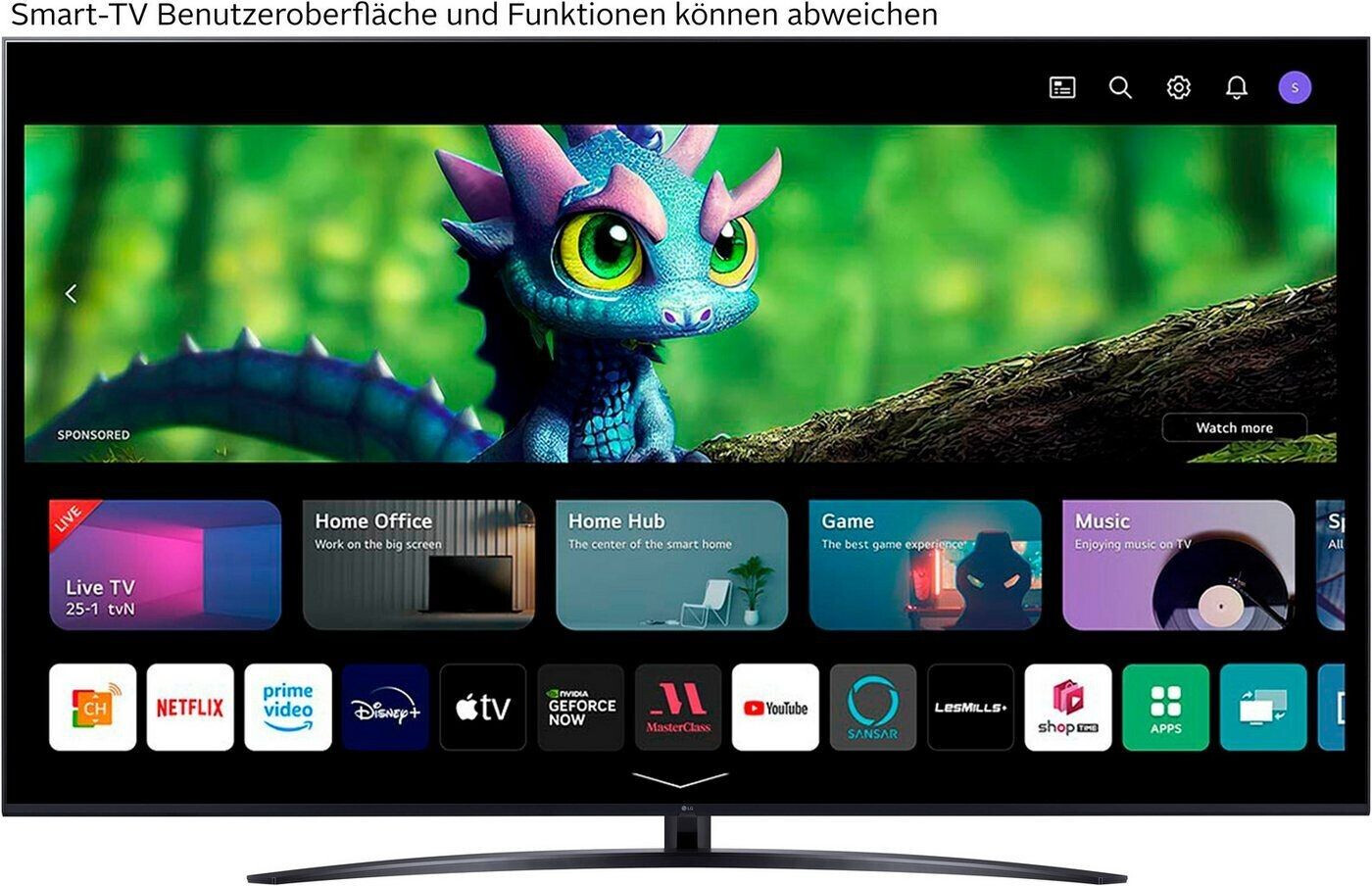 LG Ausstellungsstück 86UT81006LA LED-TV, 217 cm, 4K, UHD, Smart-TV, 2024