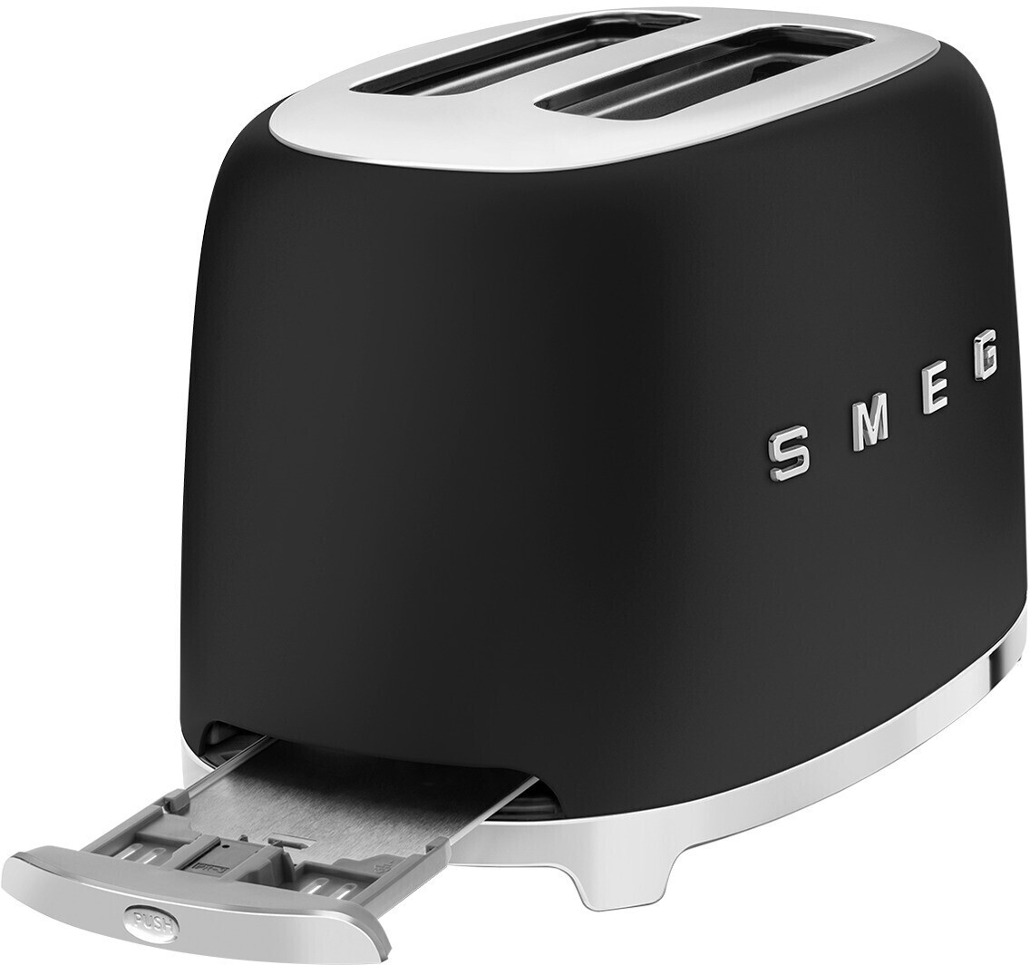 Smeg 2 Scheiben Toaster schwarz matt TSF01BLMEU