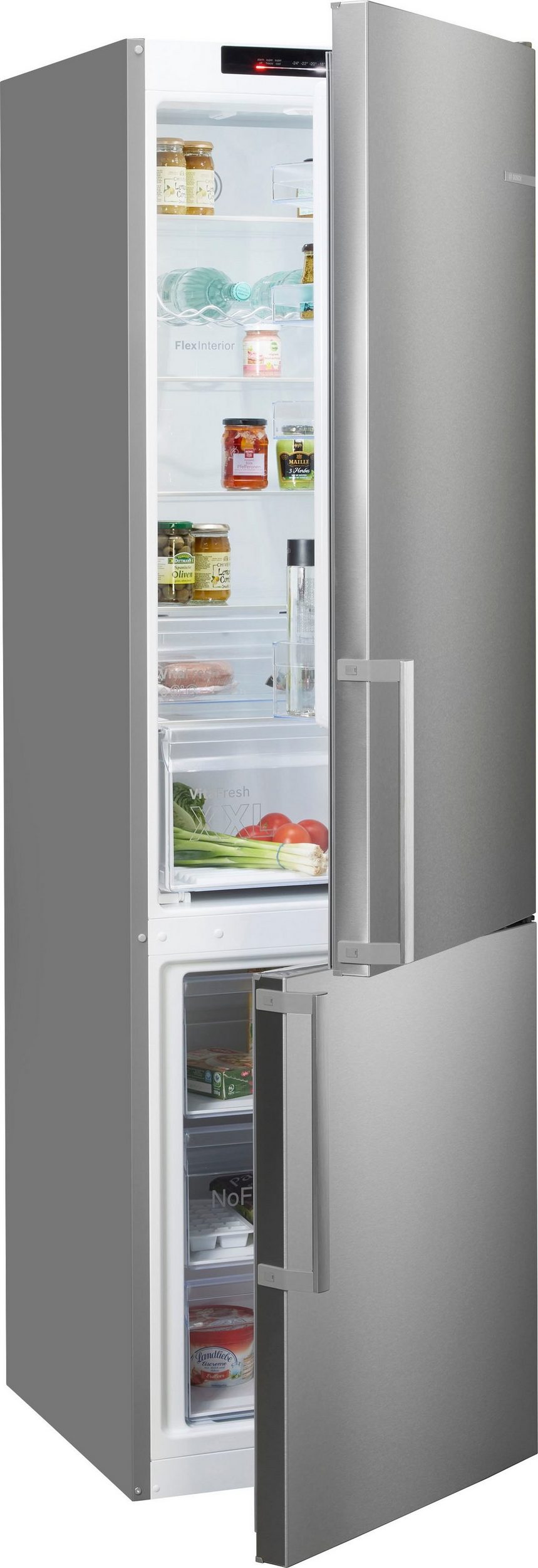 Bosch KGN39VIBT Kühl-Gefrierkombination  Inhalt Kühlbereich 260 Liter  Höhe 203 cm
