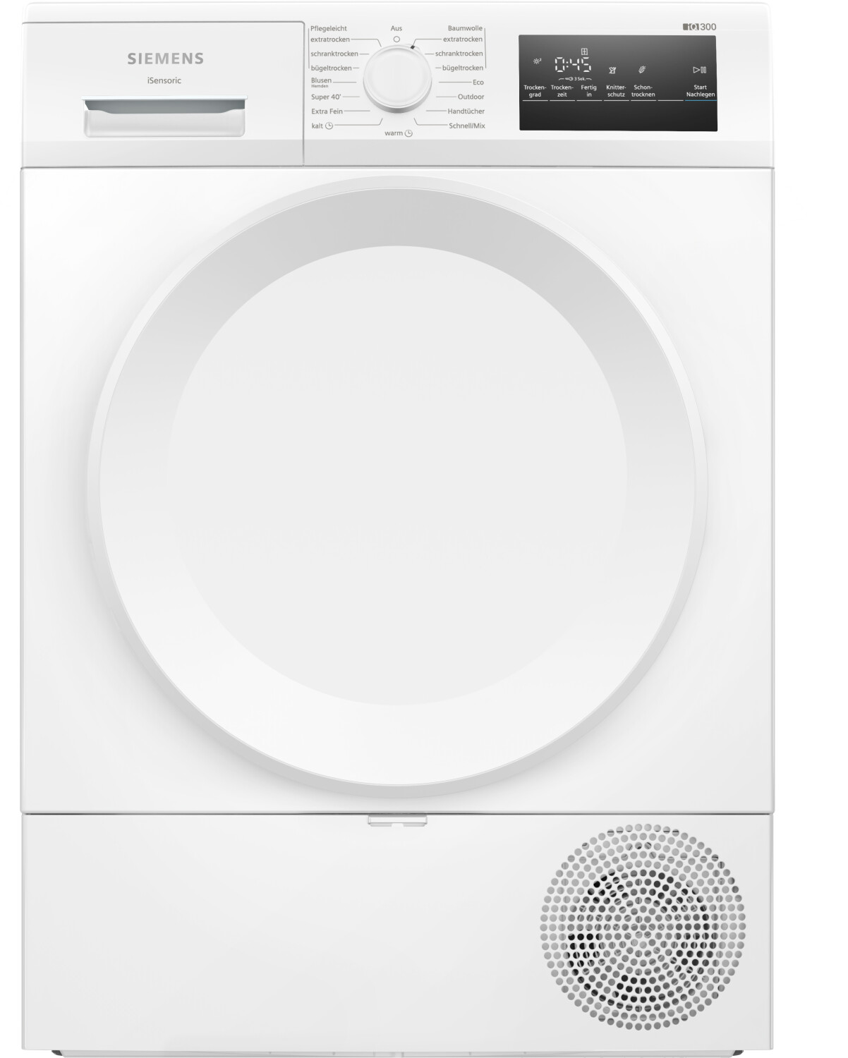 Siemens WT43HV04  Wärmepumpen-Trockner, 8 kg, autoDry, super40-Programm