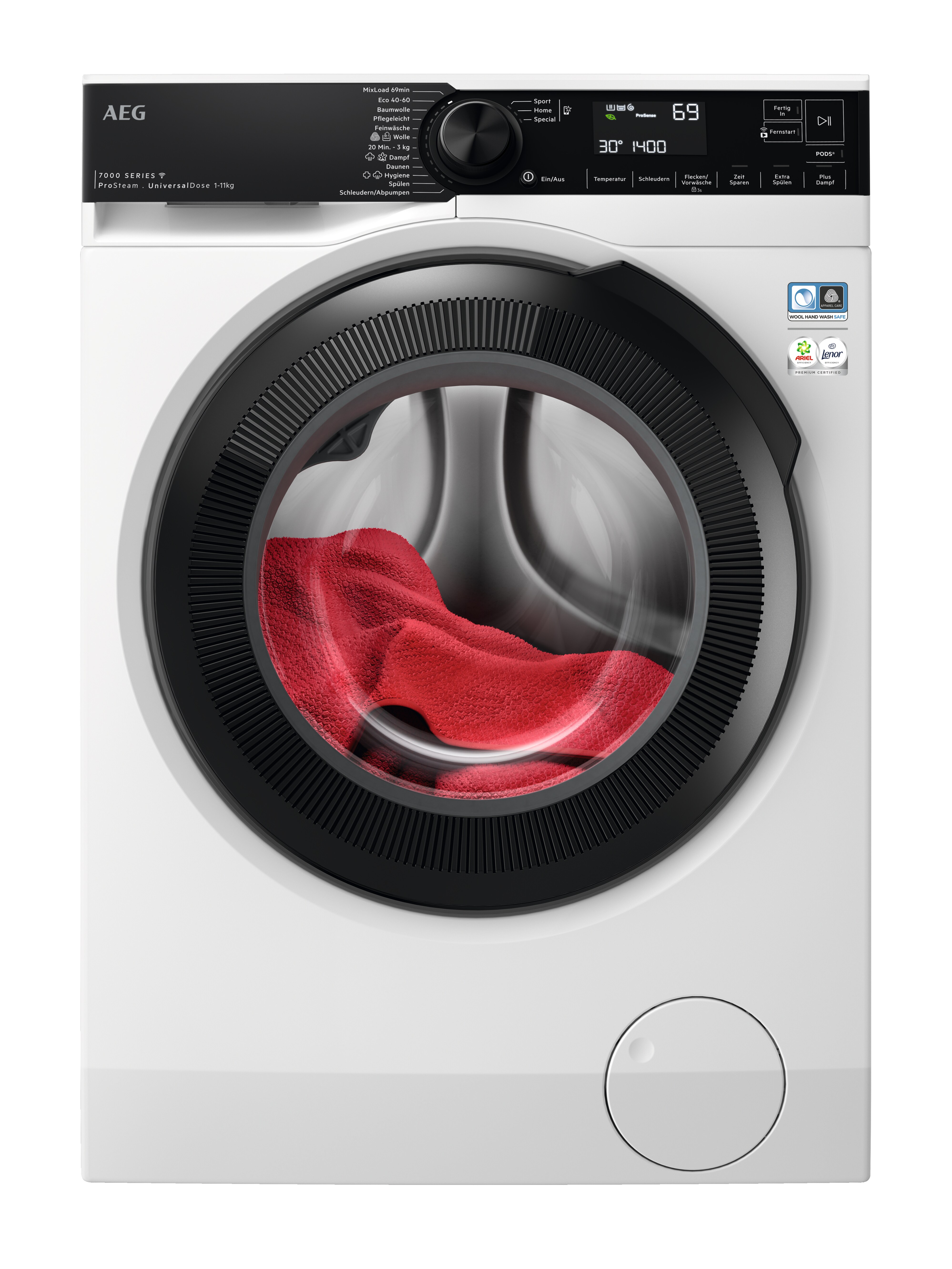 AEG LR7EW75610 WiFi Waschmaschine / Serie 7000 mit ProSteam / UniversalDose Schublade 