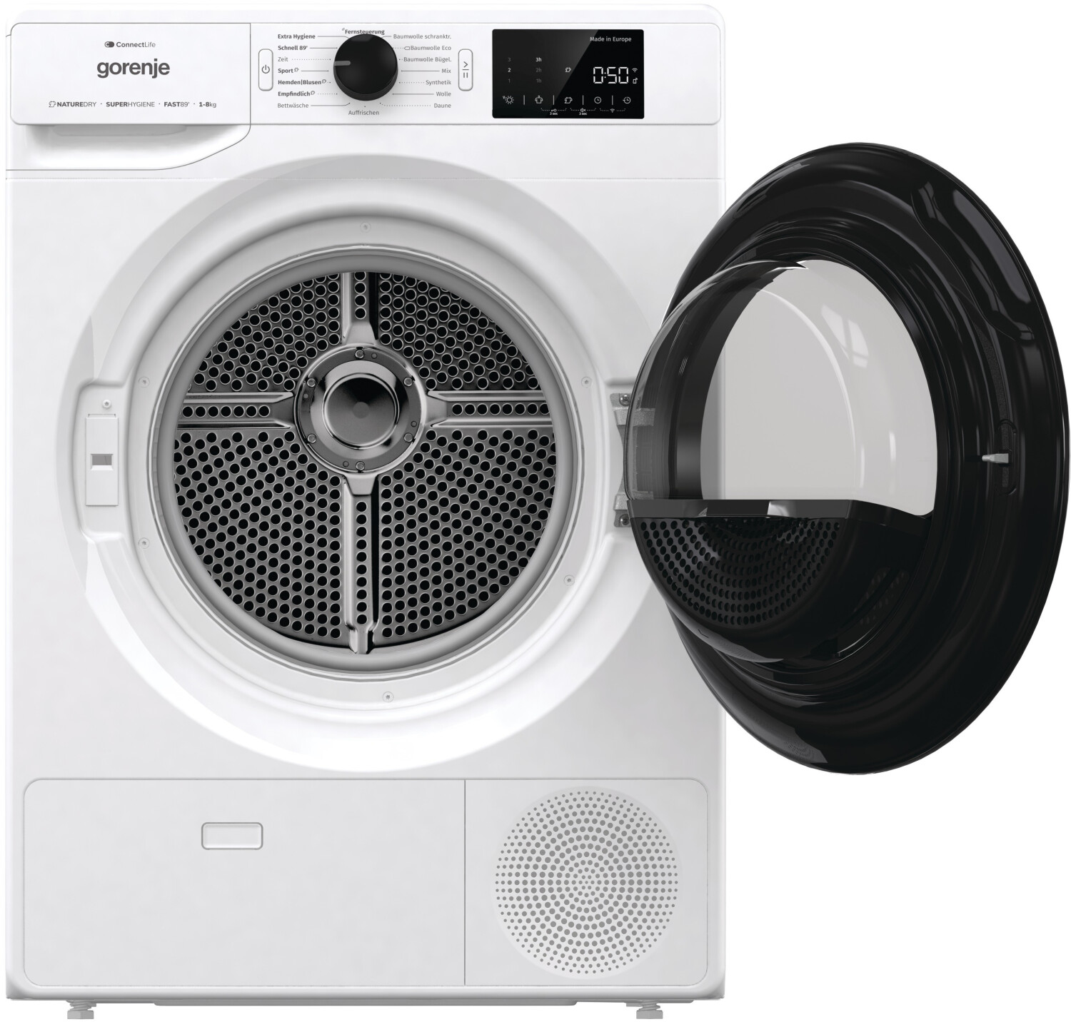 Gorenje DPNE82/GN Trockner/Kondensation mit Wärmepumpe / 8kg / 16 Programme/WIFI
