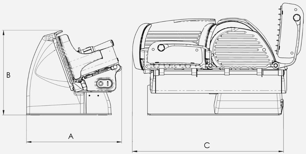 Berkel Ausstellungsstück HOME LINE 250 Plus red Aufschnittmaschine 