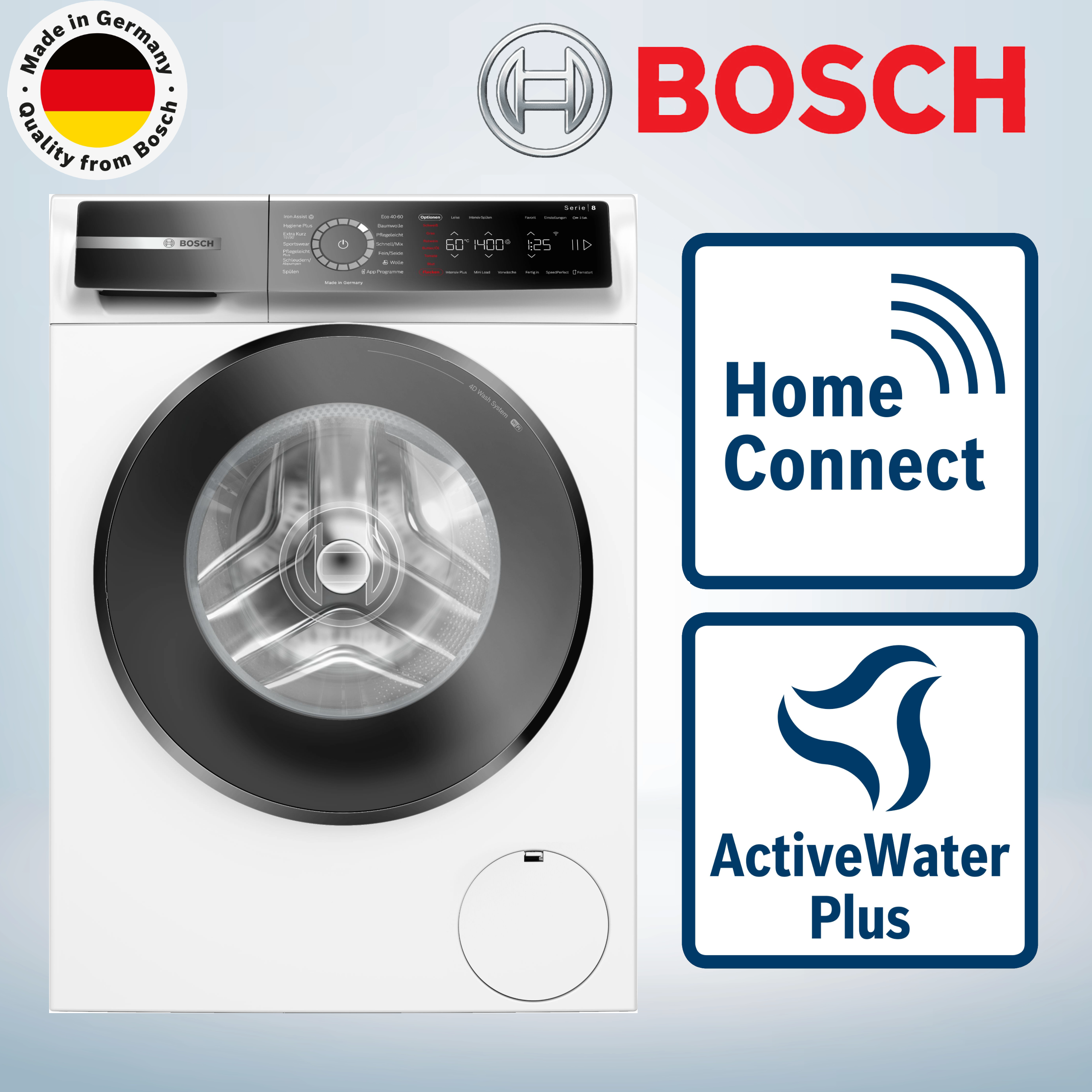 Bosch WGB244040 Waschmaschine  Frontlader  9 kg  1.400 U/Min  WLAN (Wi-Fi)