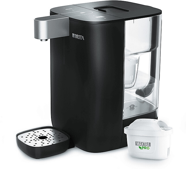 BRITA CUBE Heißwasserspender, Schwarz
