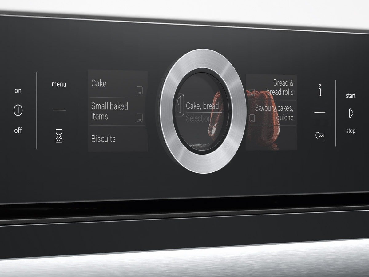 Bosch HMG6764B1 Backofen mit Mikrowelle Vulkanschwarz, EEK: A