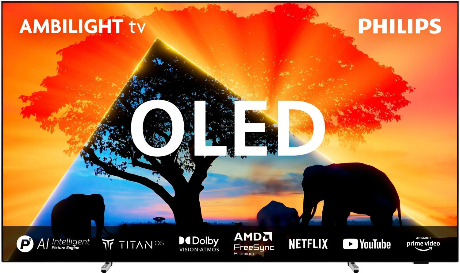 Philips 77OLED759  77 Zoll 4K OLED Ambilight TitanOS Smart TV