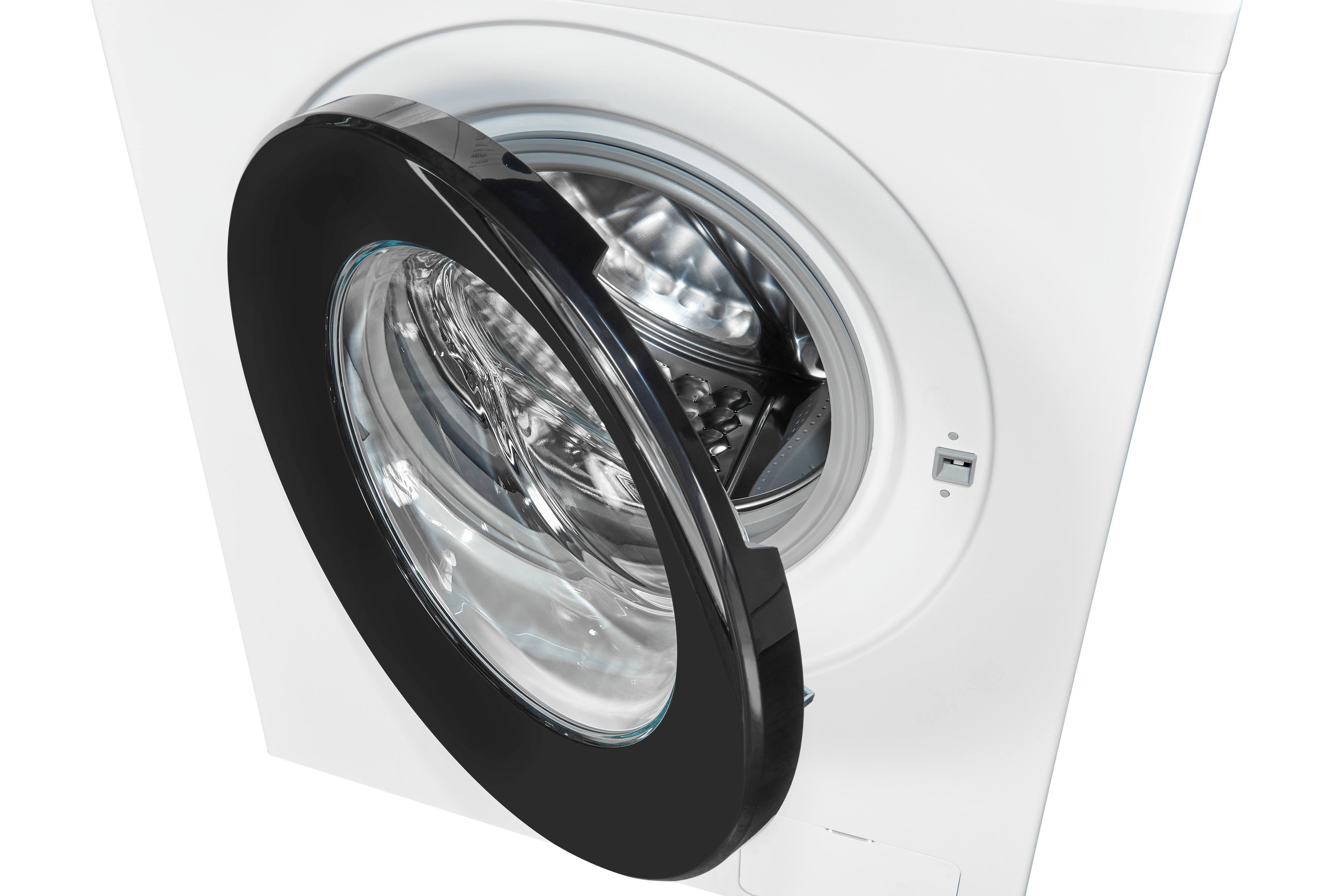 Exquisit WA9214-340A Waschmaschine – 9 kg, Energieeffizienz A, 1400 U/Min, Schwarz-Weiß