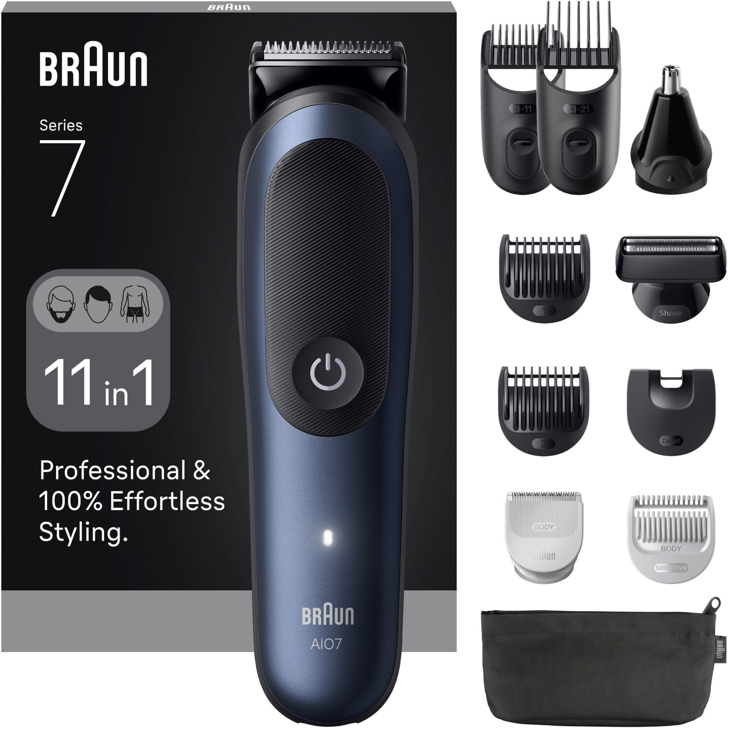 Braun AIO7540 Kit All-in-One Series 7, 11-in-1 Groomingset