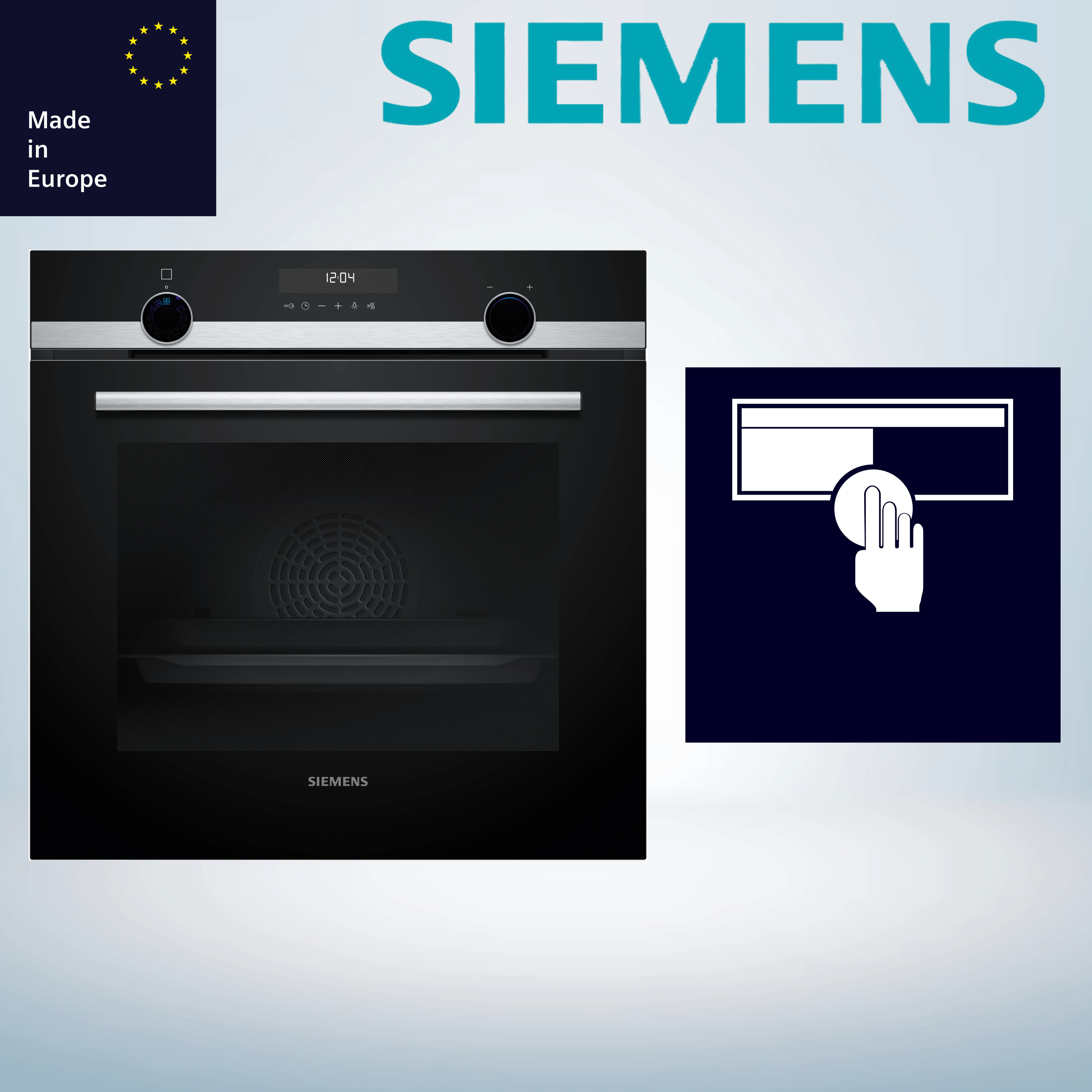 Siemens HB578HBS7 Einbaubackofen mit Backwagen activeClean