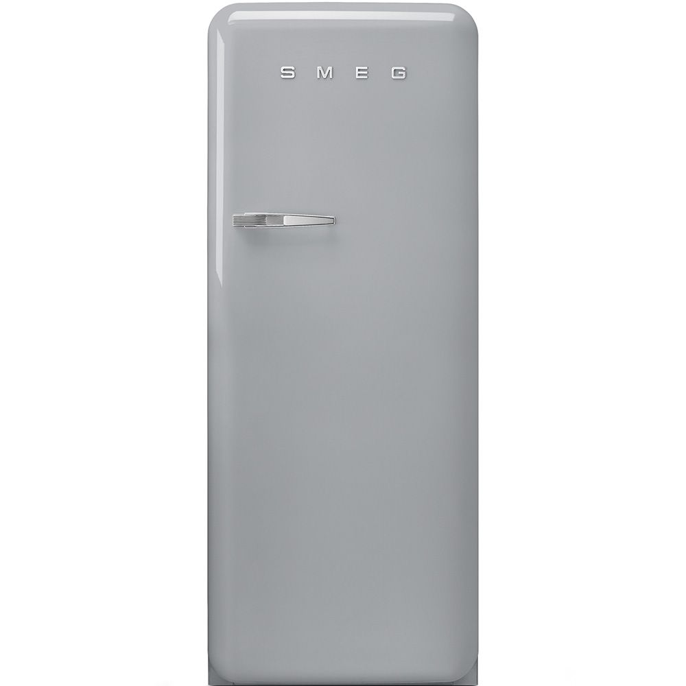 Smeg 50-iger Style Kühlschrank/Gefrierfach R Polarsilber FAB28RSV5