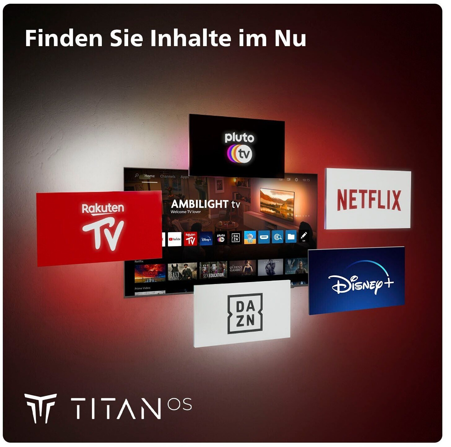 Philips 77OLED759  77 Zoll 4K OLED Ambilight TitanOS Smart TV