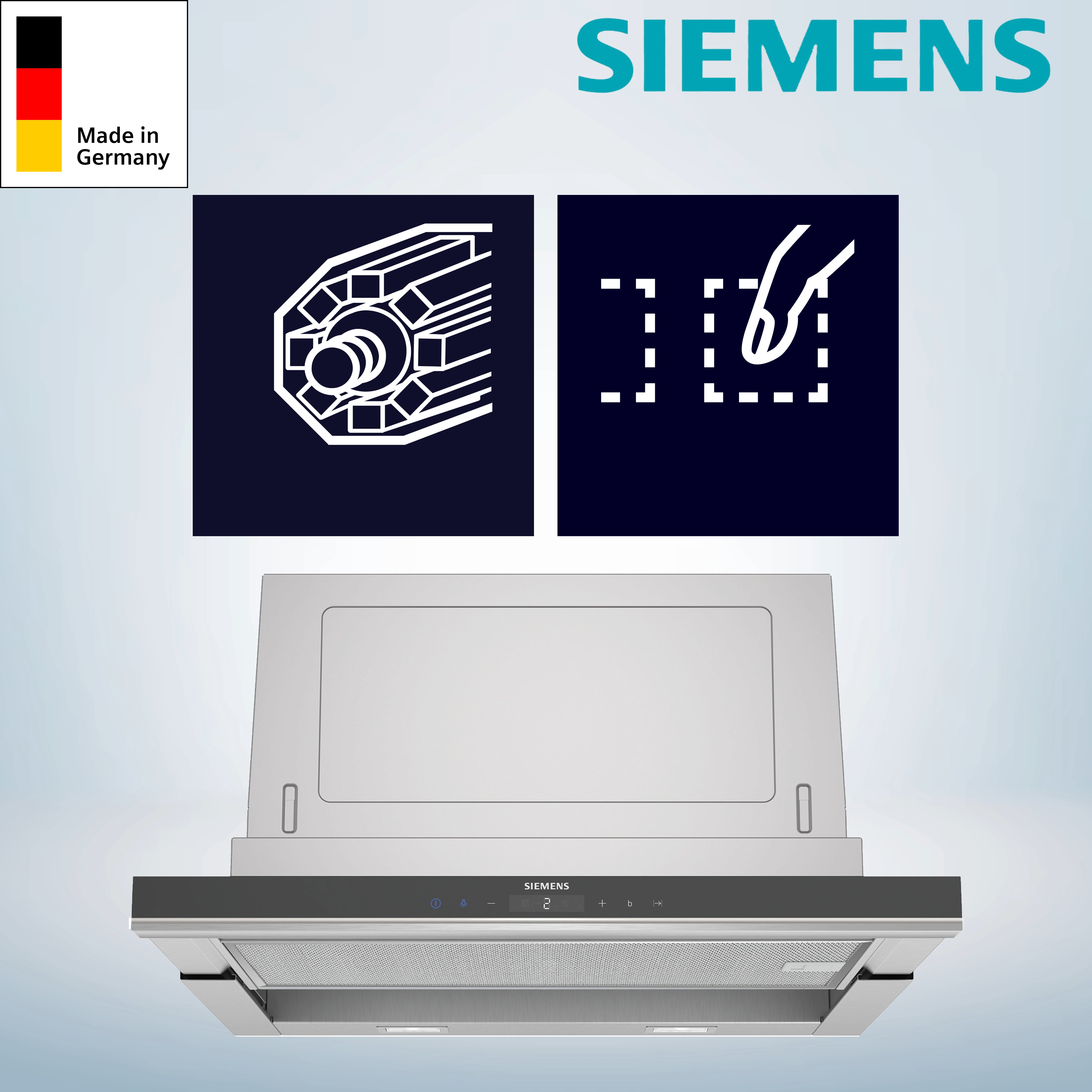  Siemens LI67SA671 Flachschirmhaube  mit Touch-Control 