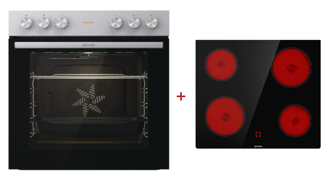 Gorenje BC6715E02XK plus ECD 641 BSC
