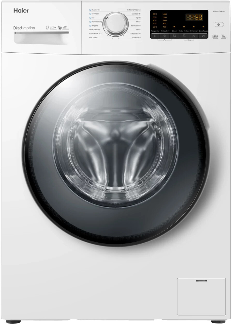 Haier HW80-BP1439N  Waschmaschine / 8 kg / 1400 UpM