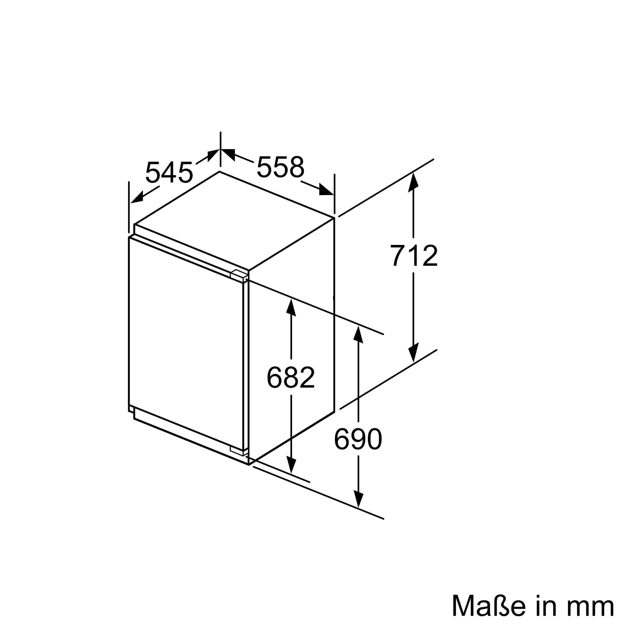 Siemens GI11VADC0  Einbaugefrierschrank  70 Liter