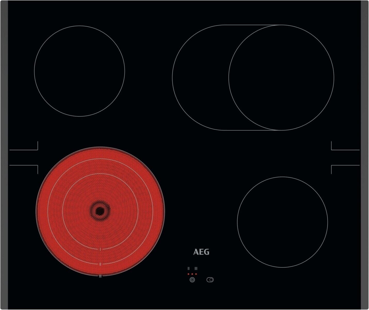 AEG TA64RA07FB Autarkes Glaskeramik-Kochfeld