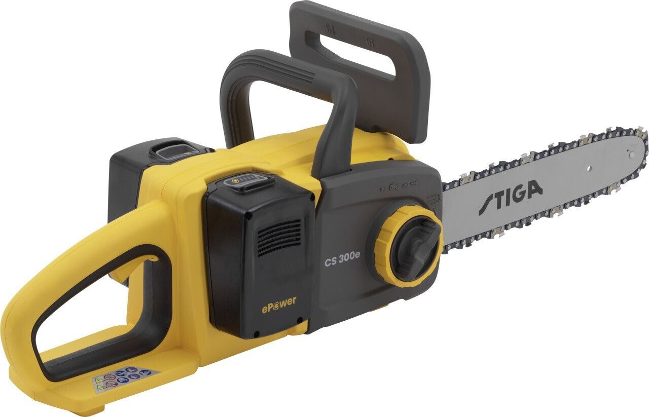 Stiga CS 300e Kit (mit 2 Akkus 4 Ah und Ladegerät) Akku-Kettensäge