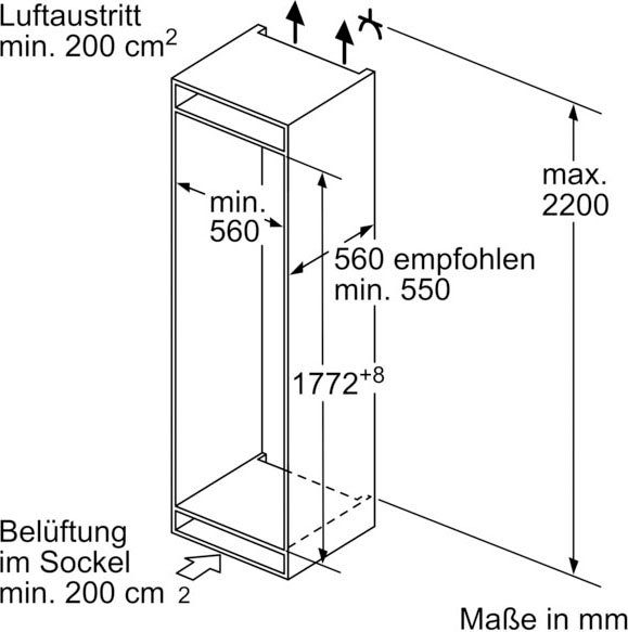 Bosch KIS86AFE0  Kühl-Gefrierkombination