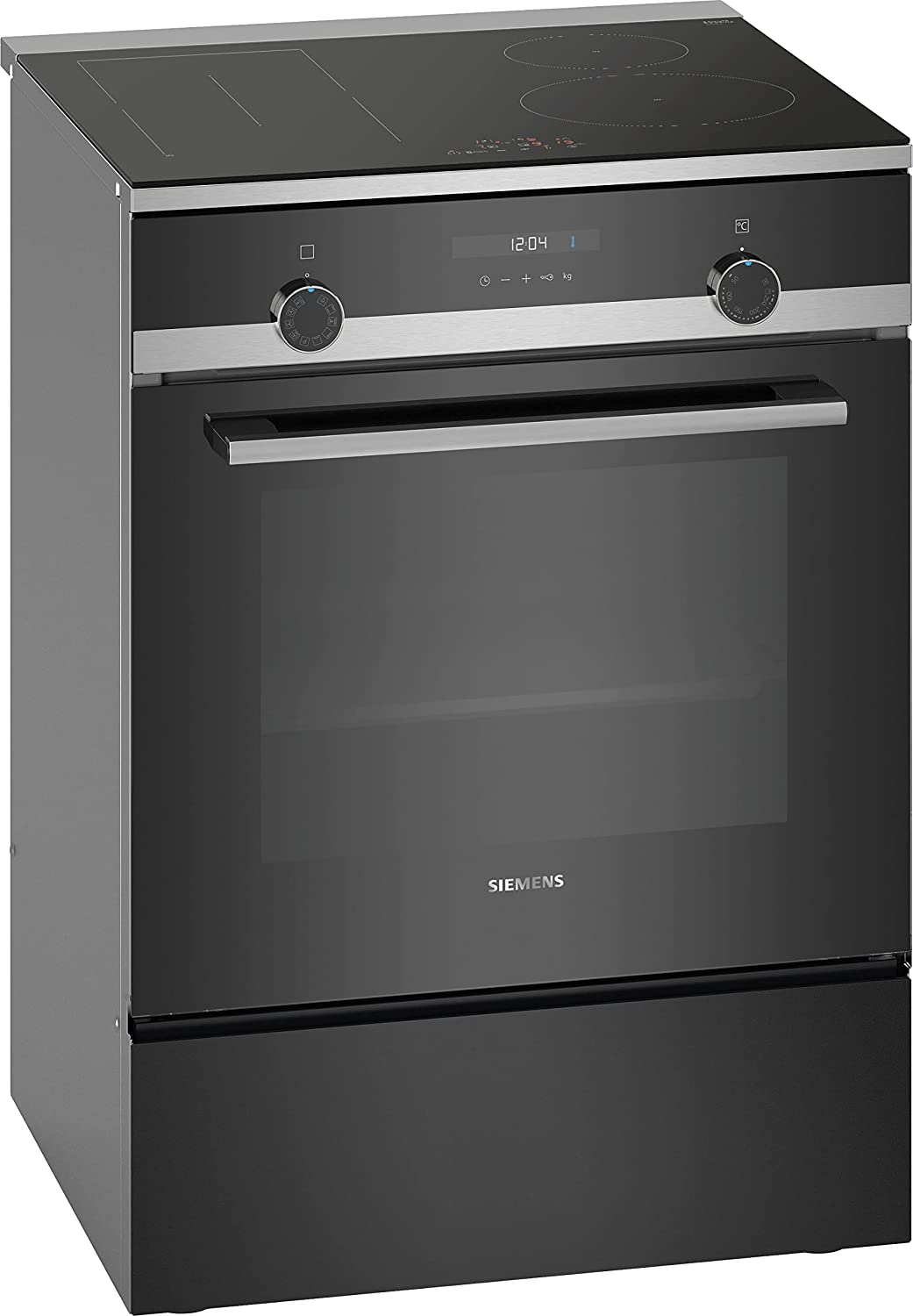 Siemens HL9S5A341 Induktionsherd, 66 Liter, Kochfeld aus Glaskeramik, Induktionskochfeld