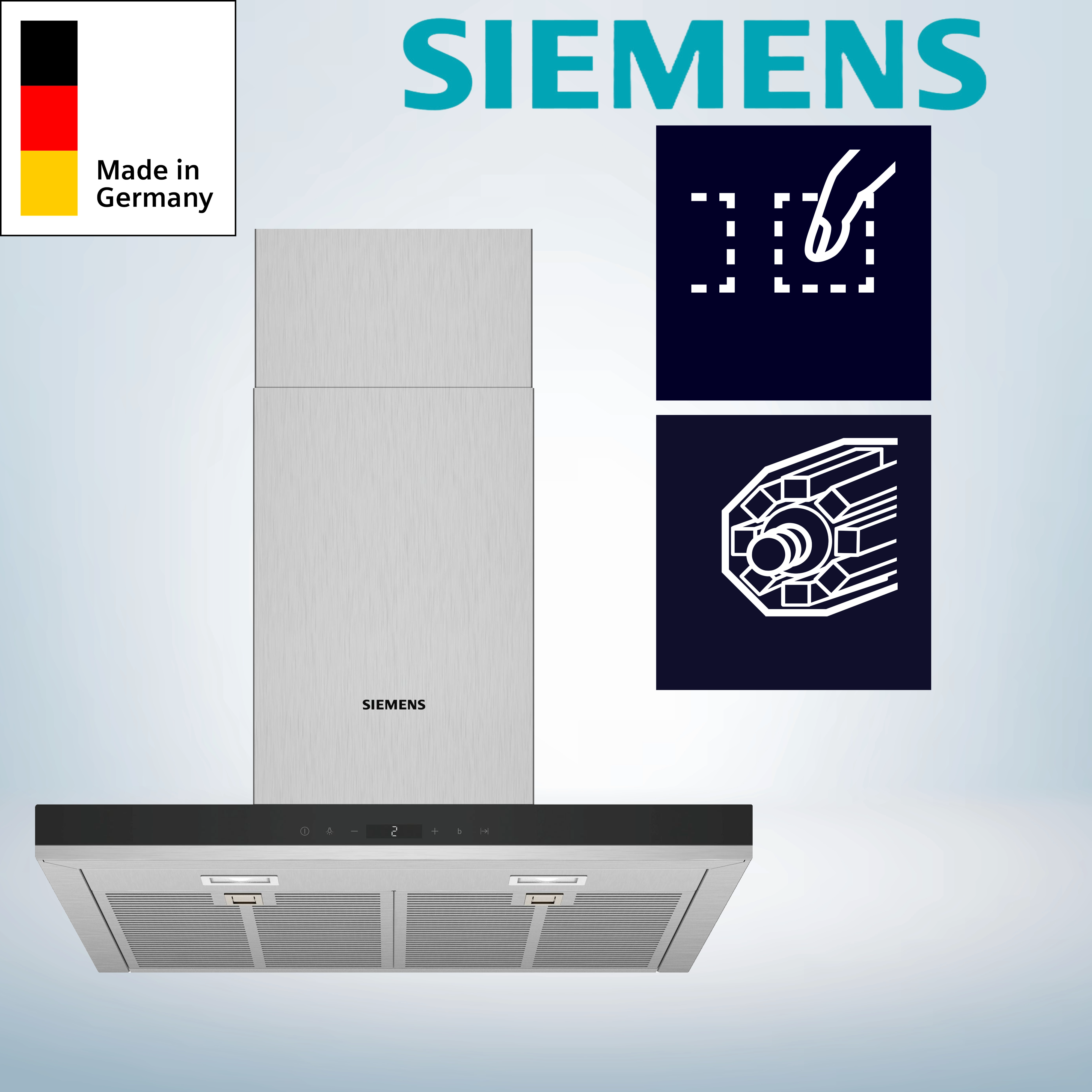 Siemens LC67BIP50 Wandhaube mit Touch-Control