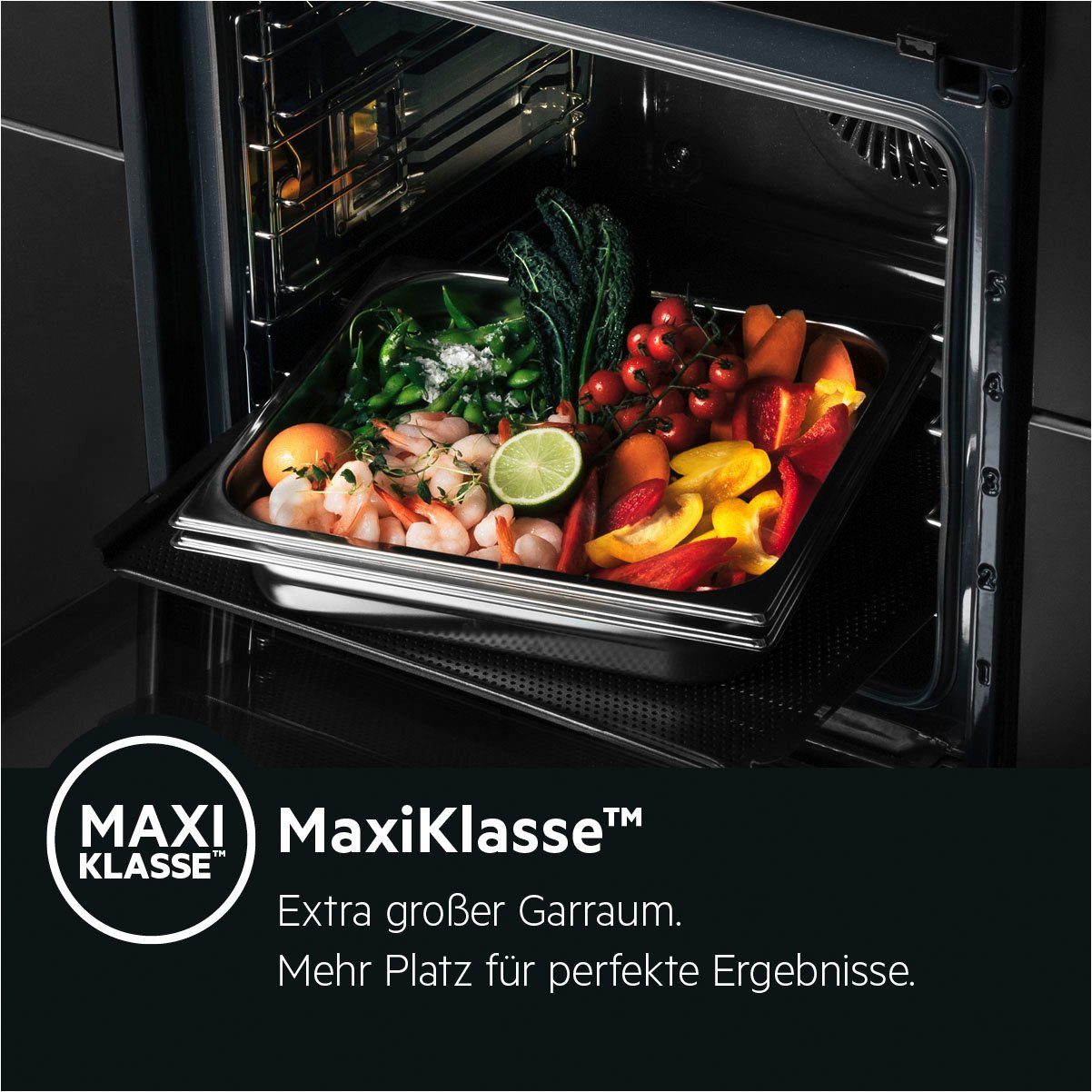 AEG BPE742220 Einbaubackofen  70 Liter  Heißluftgrill  Pyrolyse  Bratenthermometer  Heißluft  Grill 