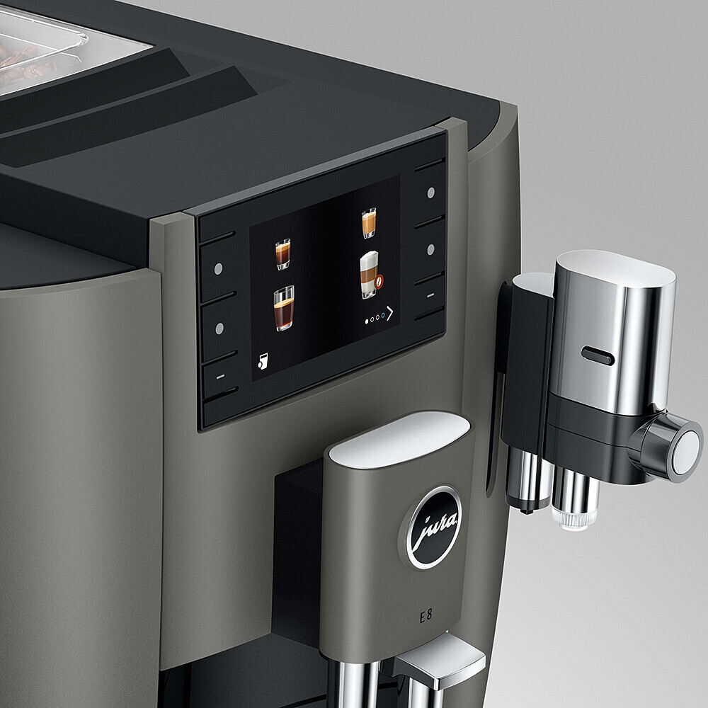 Jura E8 Kaffee-Vollautomat (EC) Dark Inox (15583)