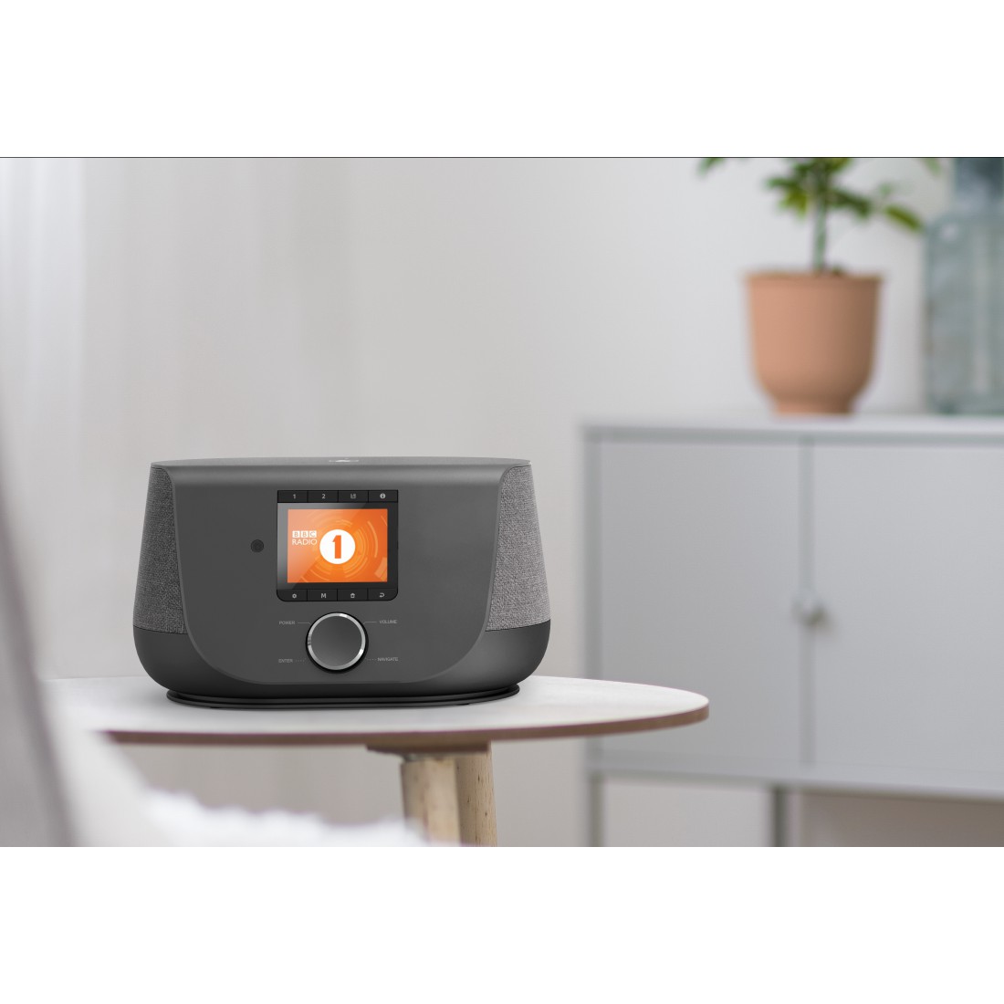 Hama Digitalradio DIR3300SBT, FM/DAB/DAB+/Internetradio/App/Bluetooth, Schwarz (54228)
