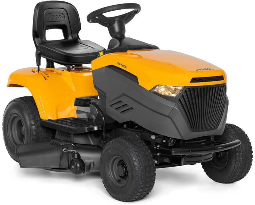 Stiga B-Ware gebraucht Tornado 398 ST 450 Kompakter Rasentraktor mit Seitenauswurf und Mulchfunktion MG 824