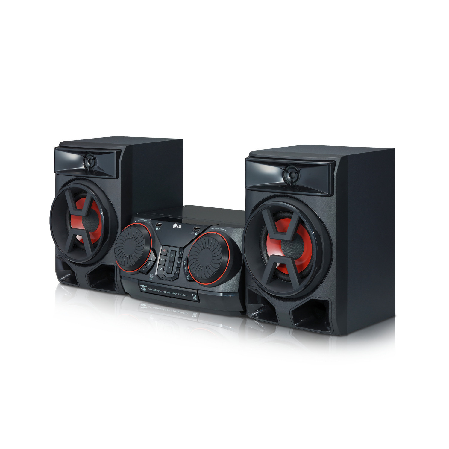 LG CK43N Soundsystem, 300 W, Bluetooth, USB, AUX-Eingang