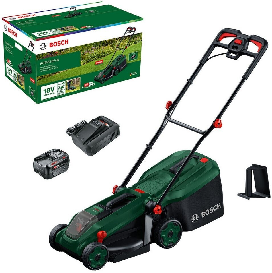 Bosch Akku-Rasenmäher ROTAK18V-34 1x Akku PBA 18V 4.0Ah