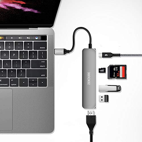 Zendure 49W USB-C Hub, 6-in-1 Slim gray  artikel 18460