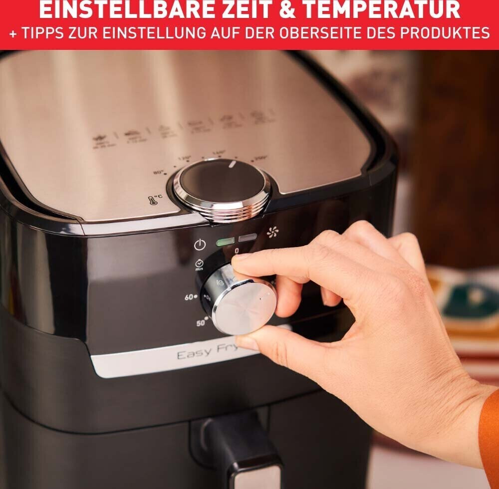Tefal EY5018 Easy Fry & Classic Grill  Heißluftfritteuse, 2-in-1 Technologie (Air Fryer und Grill) XL
