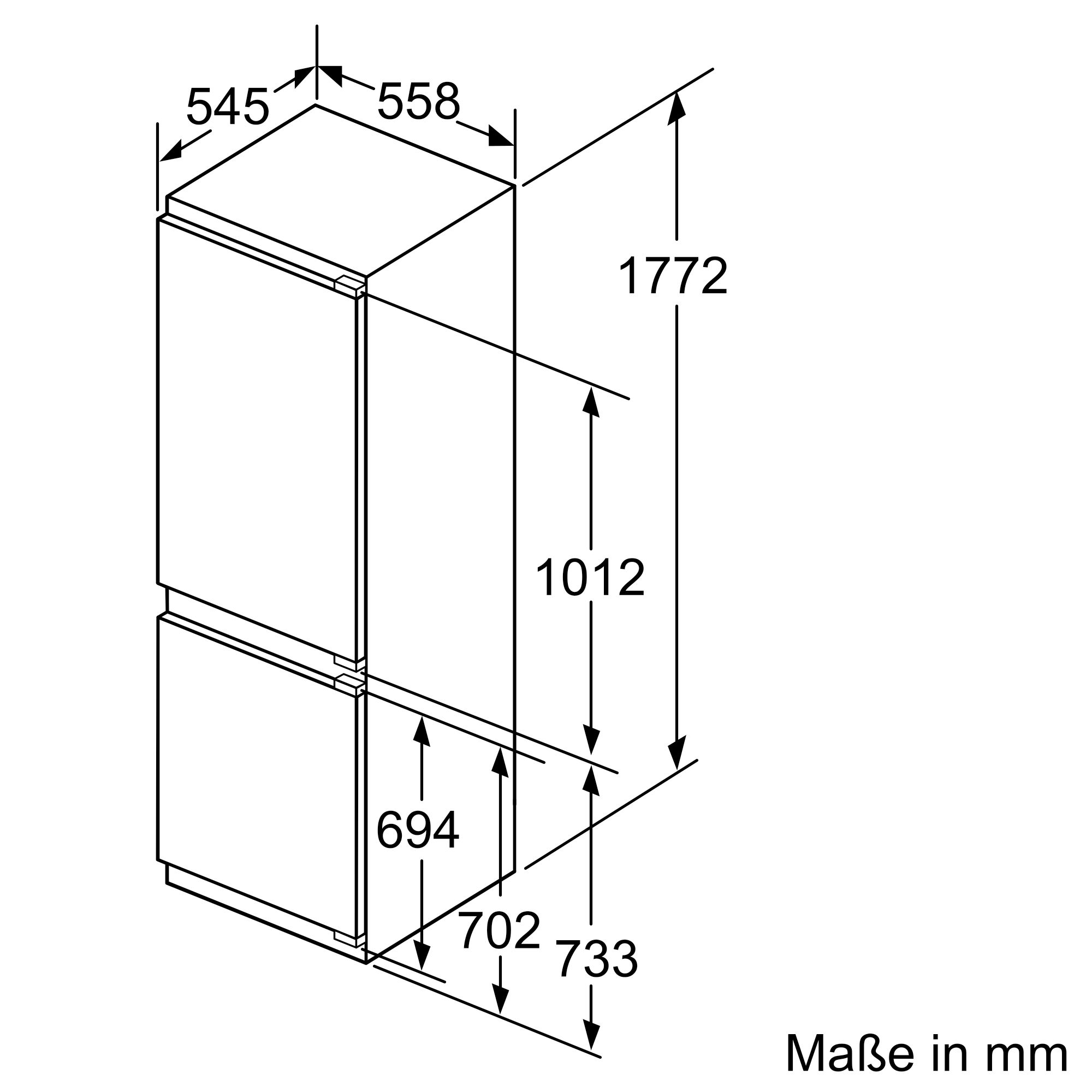 Bosch KIS86AFE0 Kühl-Gefrierkombination Bosch KIS86AFE0 Kühl-Gefrierkombination