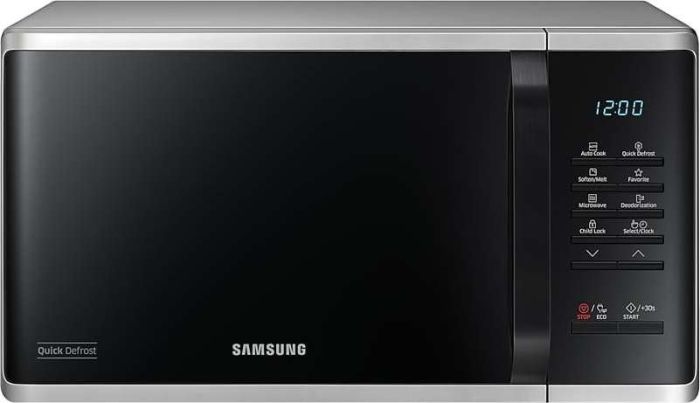 Samsung B-Ware mit Schaden MS23K3513AS Mikrowelle silber FG 08