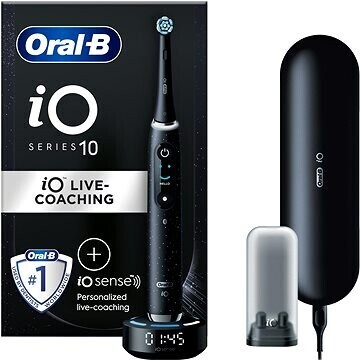 Oral-B iO Series 10 Cosmic Black, elektrische Zahnbürste